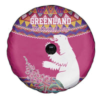 Greenland National Day Spare Tire Cover Inuit Kalaallisuut style