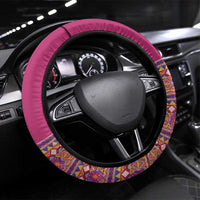 Greenland National Day Steering Wheel Cover Inuit Kalaallisuut style