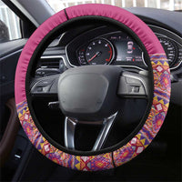 Greenland National Day Steering Wheel Cover Inuit Kalaallisuut style