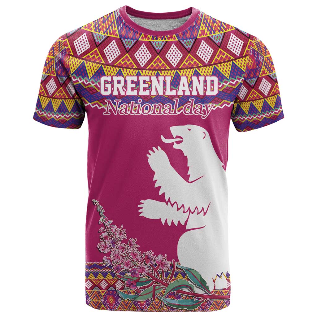 Greenland National Day T Shirt Inuit Kalaallisuut style