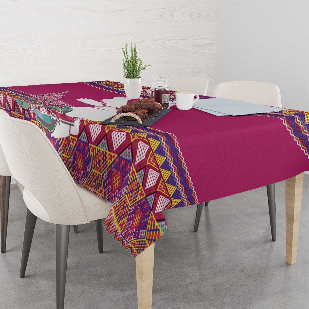 Greenland National Day Tablecloth Inuit Kalaallisuut style