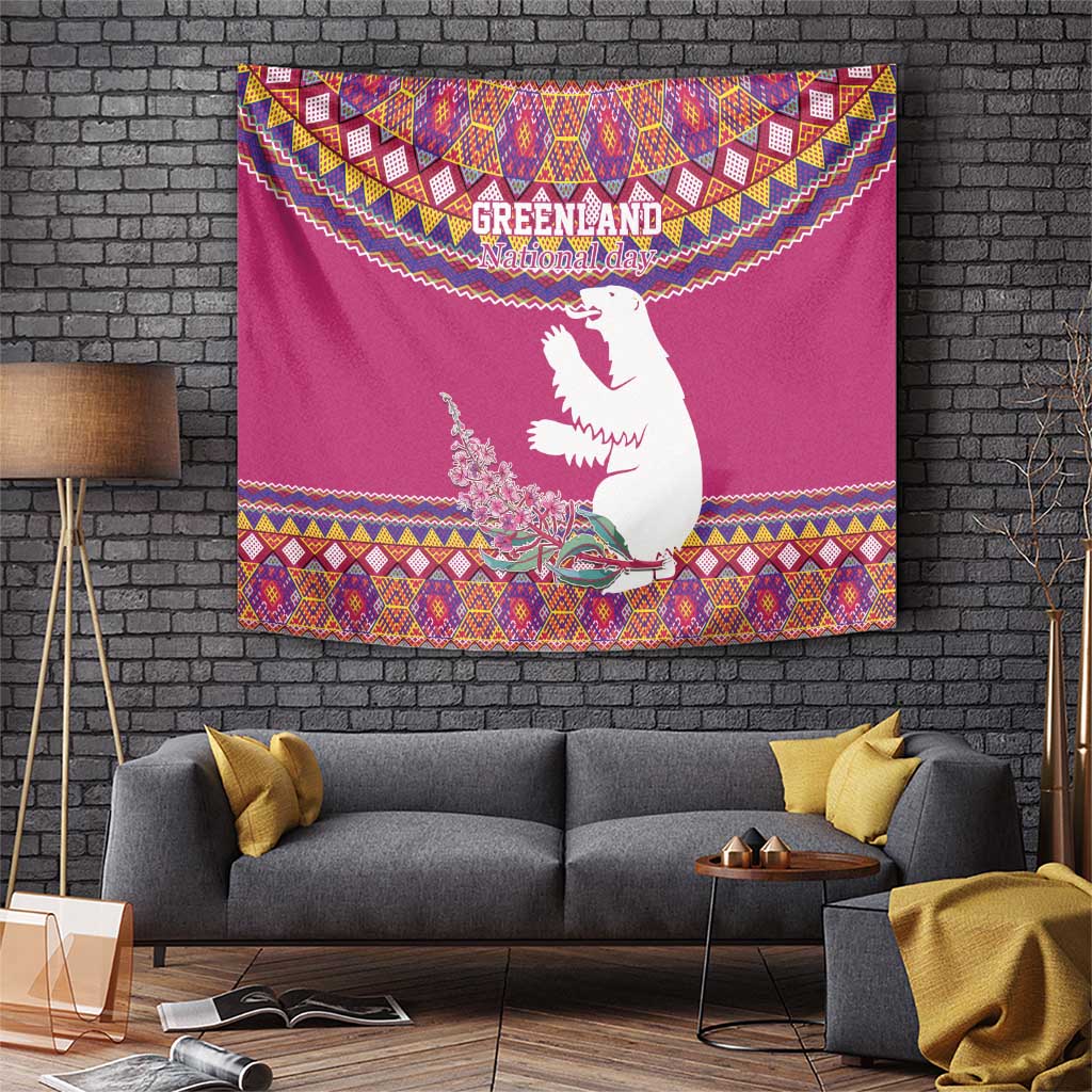 Greenland National Day Tapestry Inuit Kalaallisuut style