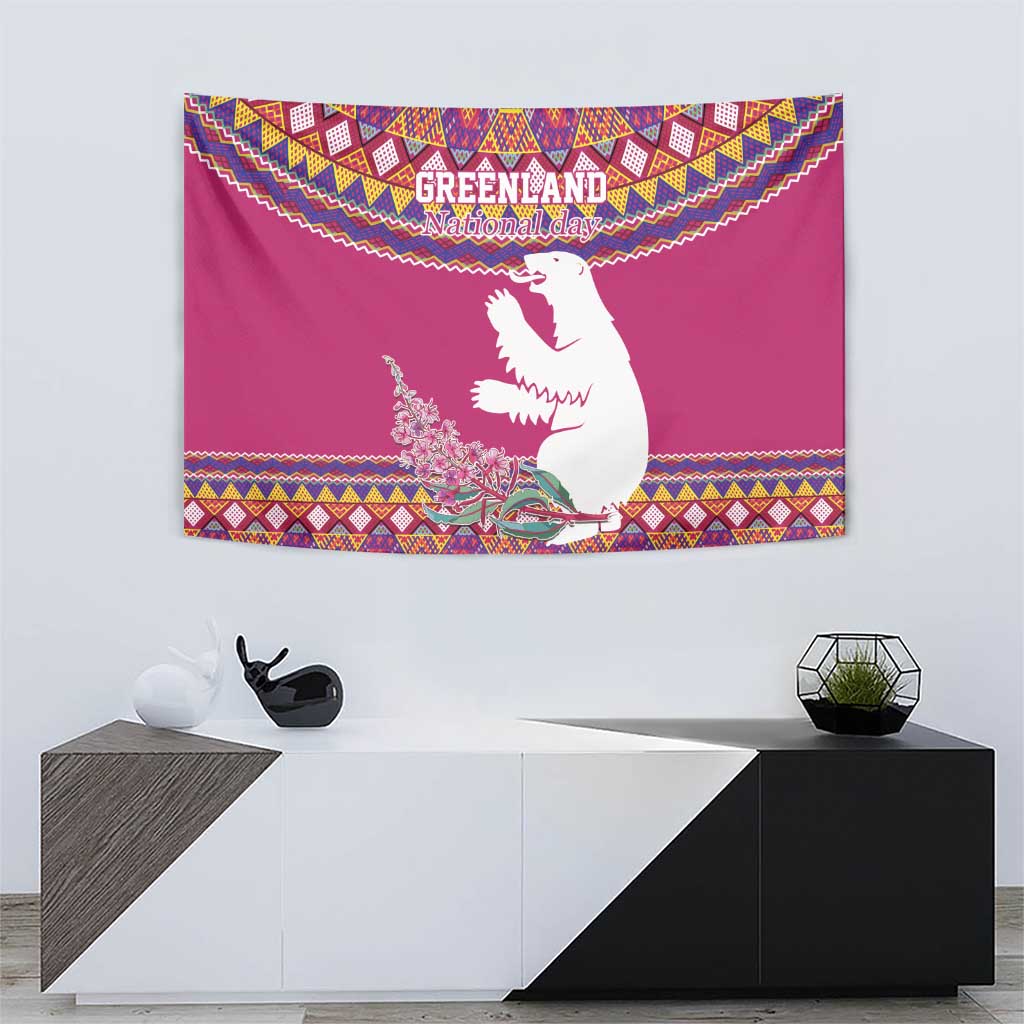Greenland National Day Tapestry Inuit Kalaallisuut style