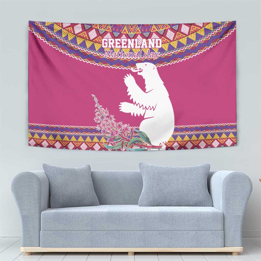 Greenland National Day Tapestry Inuit Kalaallisuut style