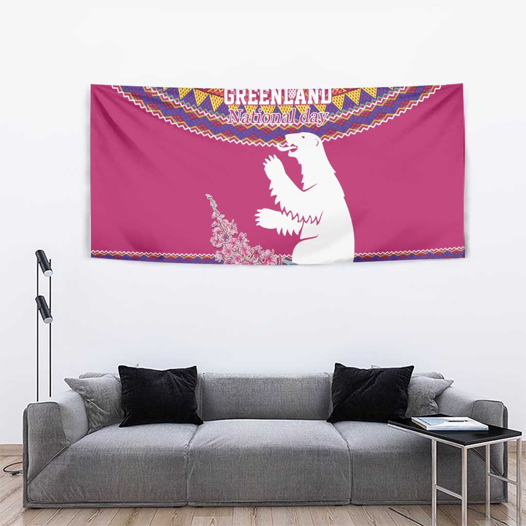 Greenland National Day Tapestry Inuit Kalaallisuut style