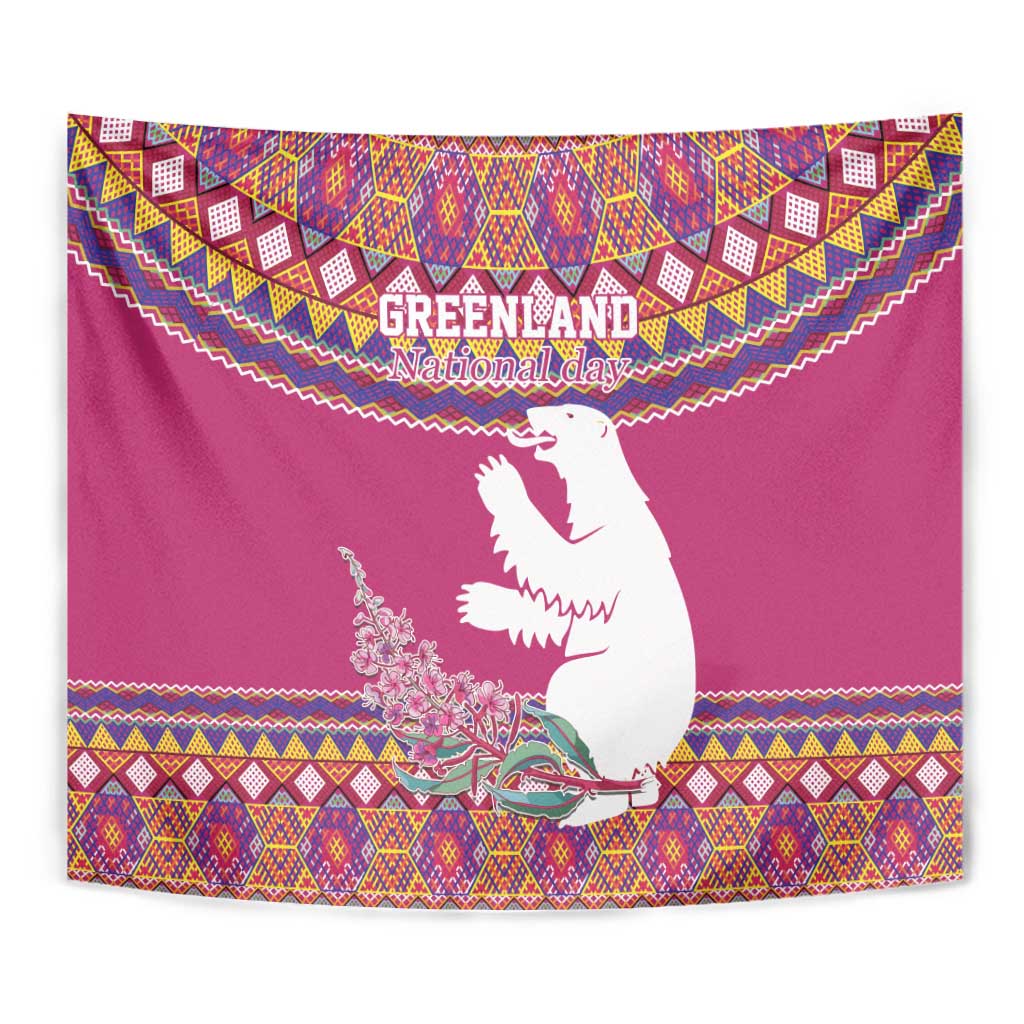 Greenland National Day Tapestry Inuit Kalaallisuut style