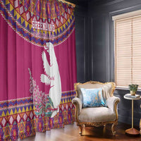 Greenland National Day Window Curtain Inuit Kalaallisuut style