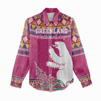 Greenland National Day Women Casual Shirt Inuit Kalaallisuut style
