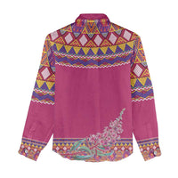 Greenland National Day Women Casual Shirt Inuit Kalaallisuut style