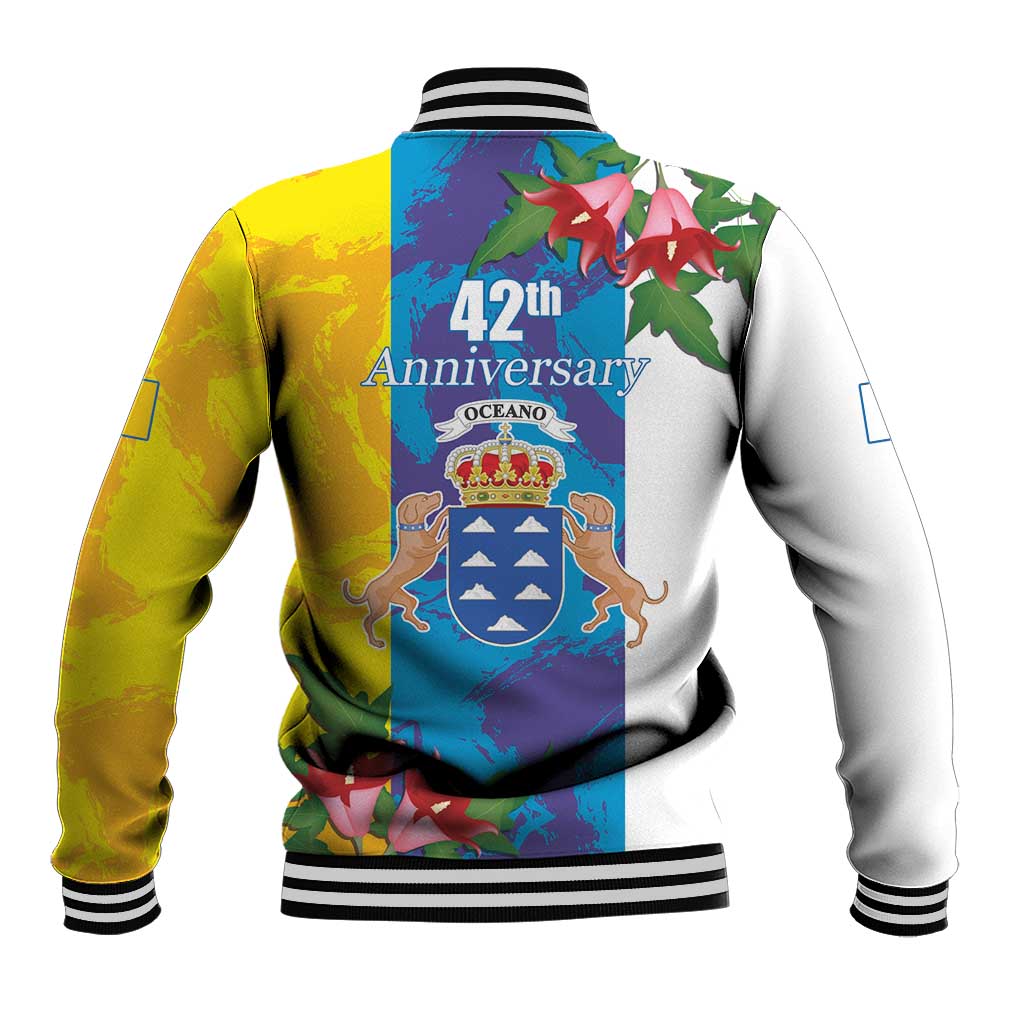 Canary Islands Dia de Canarias Baseball Jacket 42th Anniversary