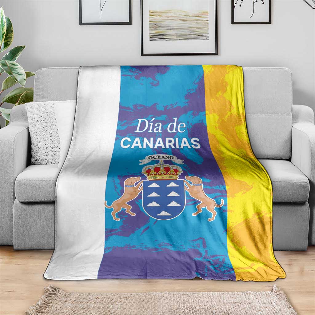 Canary Islands Dia de Canarias Blanket 42th Anniversary