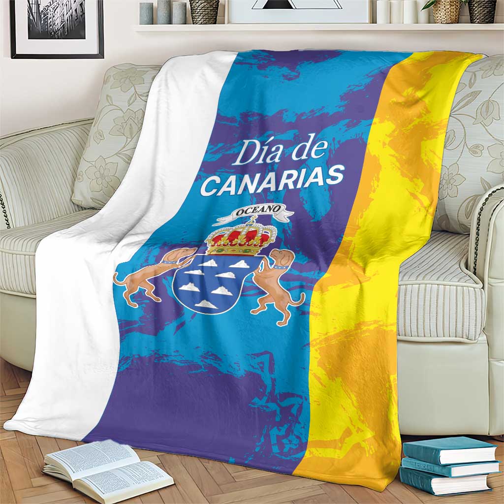 Canary Islands Dia de Canarias Blanket 42th Anniversary