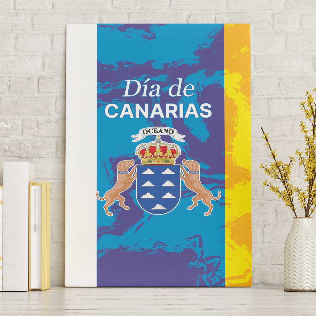 Canary Islands Dia de Canarias Canvas Wall Art 42th Anniversary