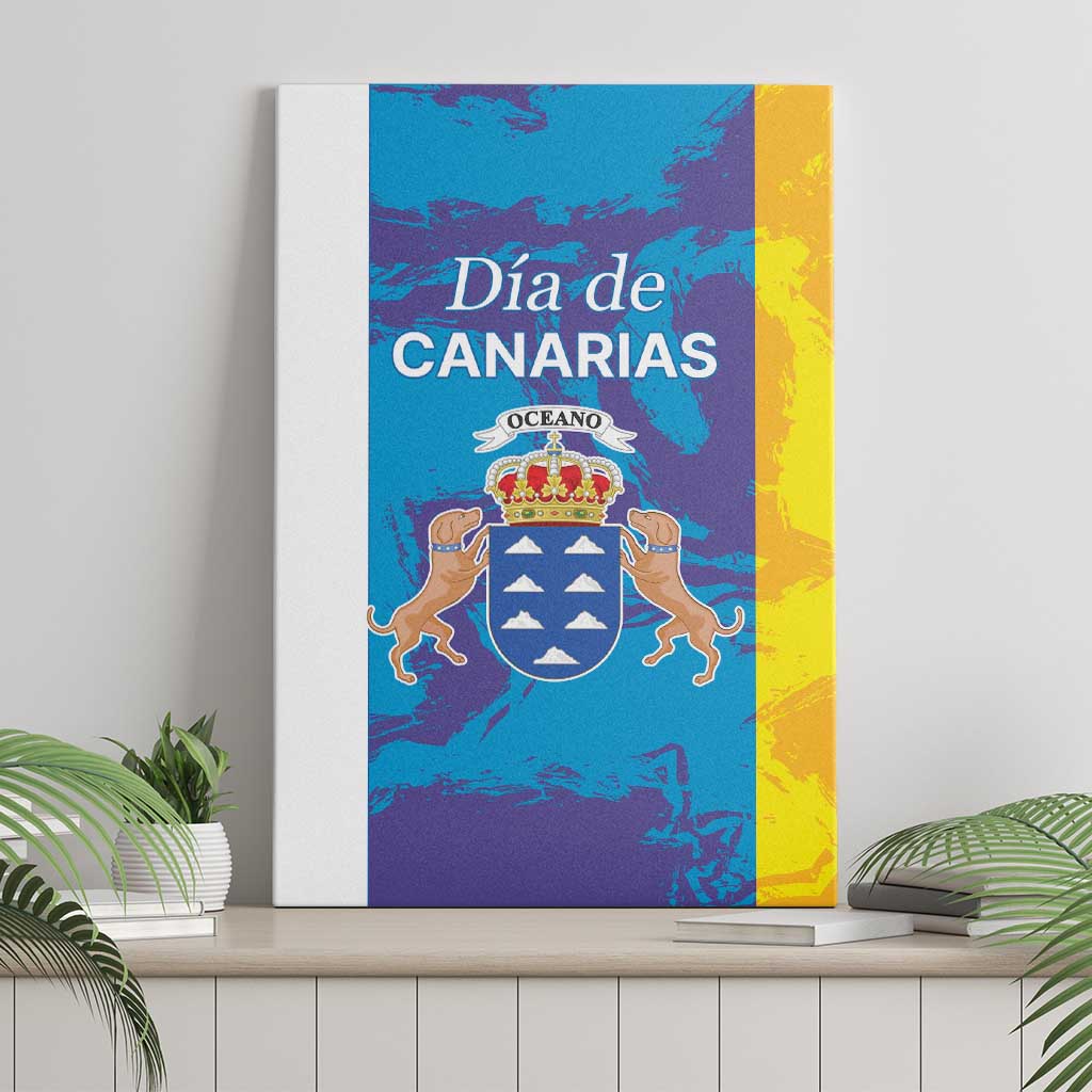 Canary Islands Dia de Canarias Canvas Wall Art 42th Anniversary