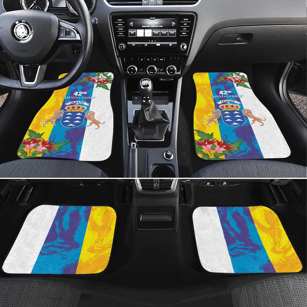 Canary Islands Dia de Canarias Car Mats 42th Anniversary