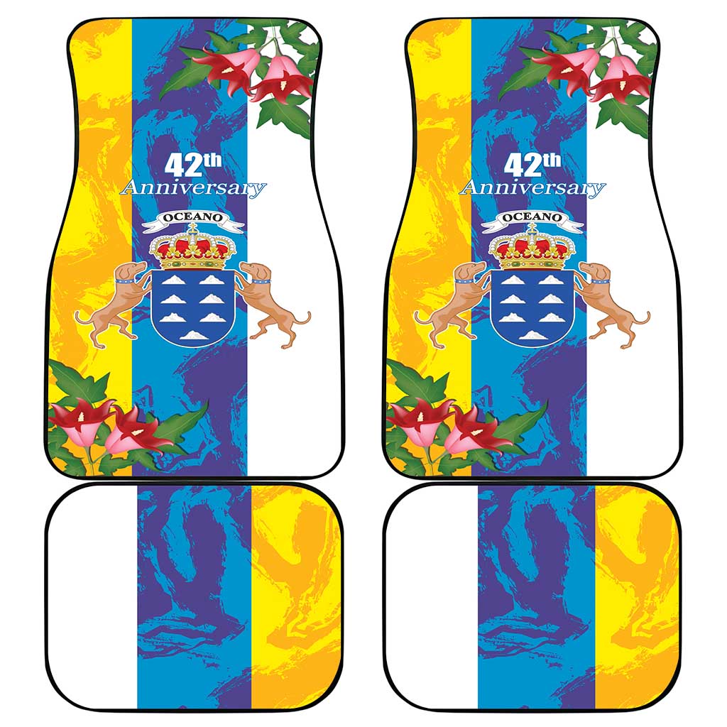 Canary Islands Dia de Canarias Car Mats 42th Anniversary