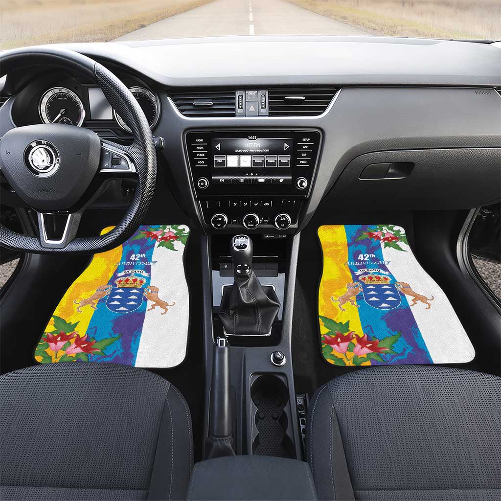 Canary Islands Dia de Canarias Car Mats 42th Anniversary