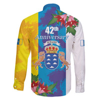 Canary Islands Dia de Canarias Family Matching Puletasi and Hawaiian Shirt 42th Anniversary