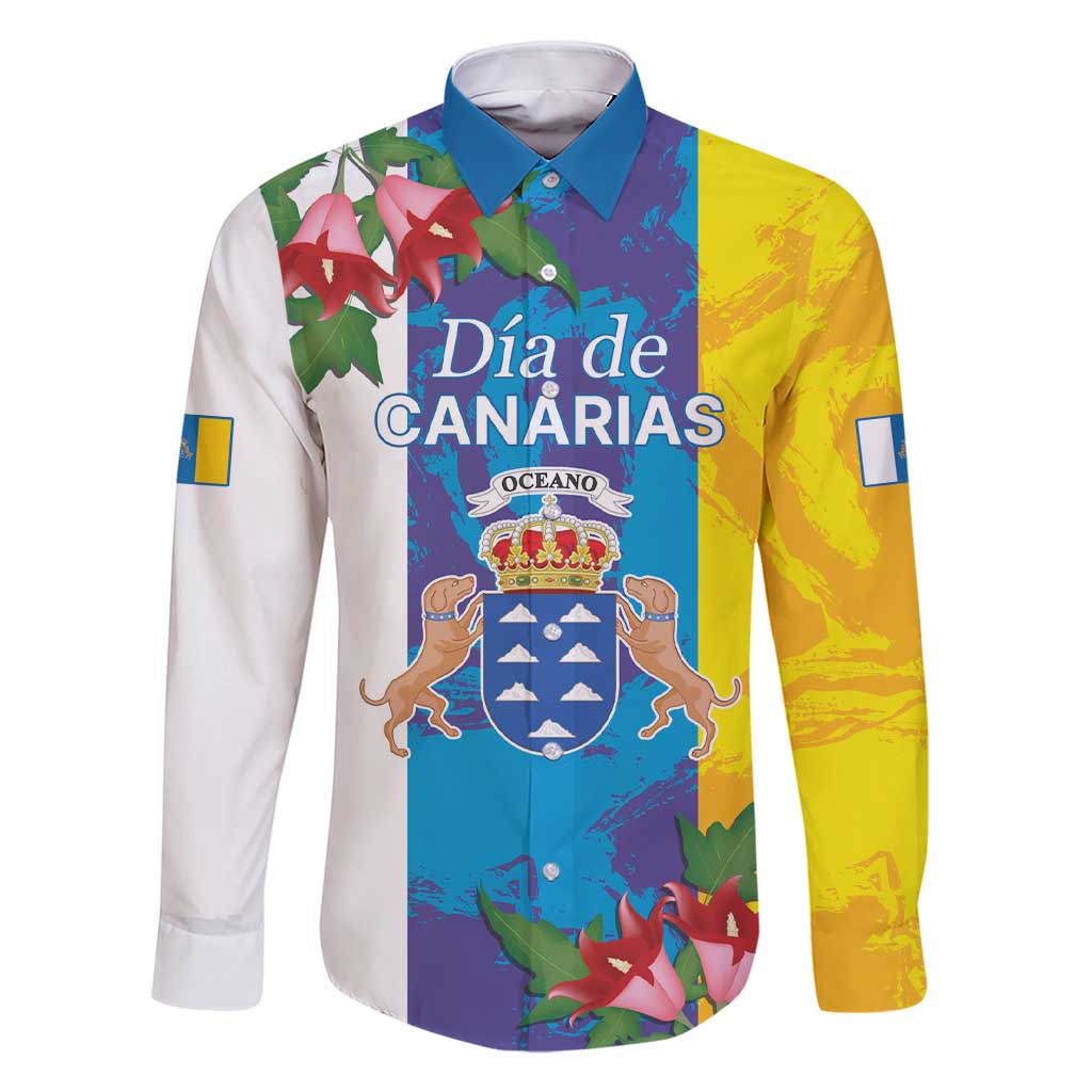 Canary Islands Dia de Canarias Family Matching Short Sleeve Bodycon Dress and Hawaiian Shirt 42th Anniversary