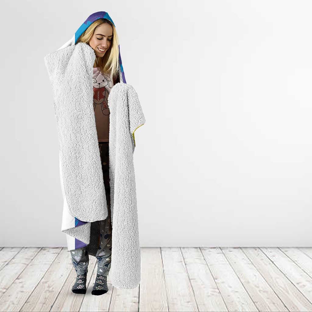 Canary Islands Dia de Canarias Hooded Blanket 42th Anniversary