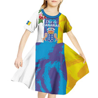 Canary Islands Dia de Canarias Kid Short Sleeve Dress 42th Anniversary