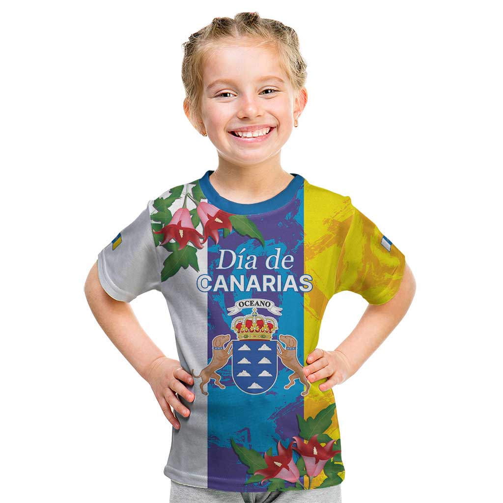 Canary Islands Dia de Canarias Kid T Shirt 42th Anniversary