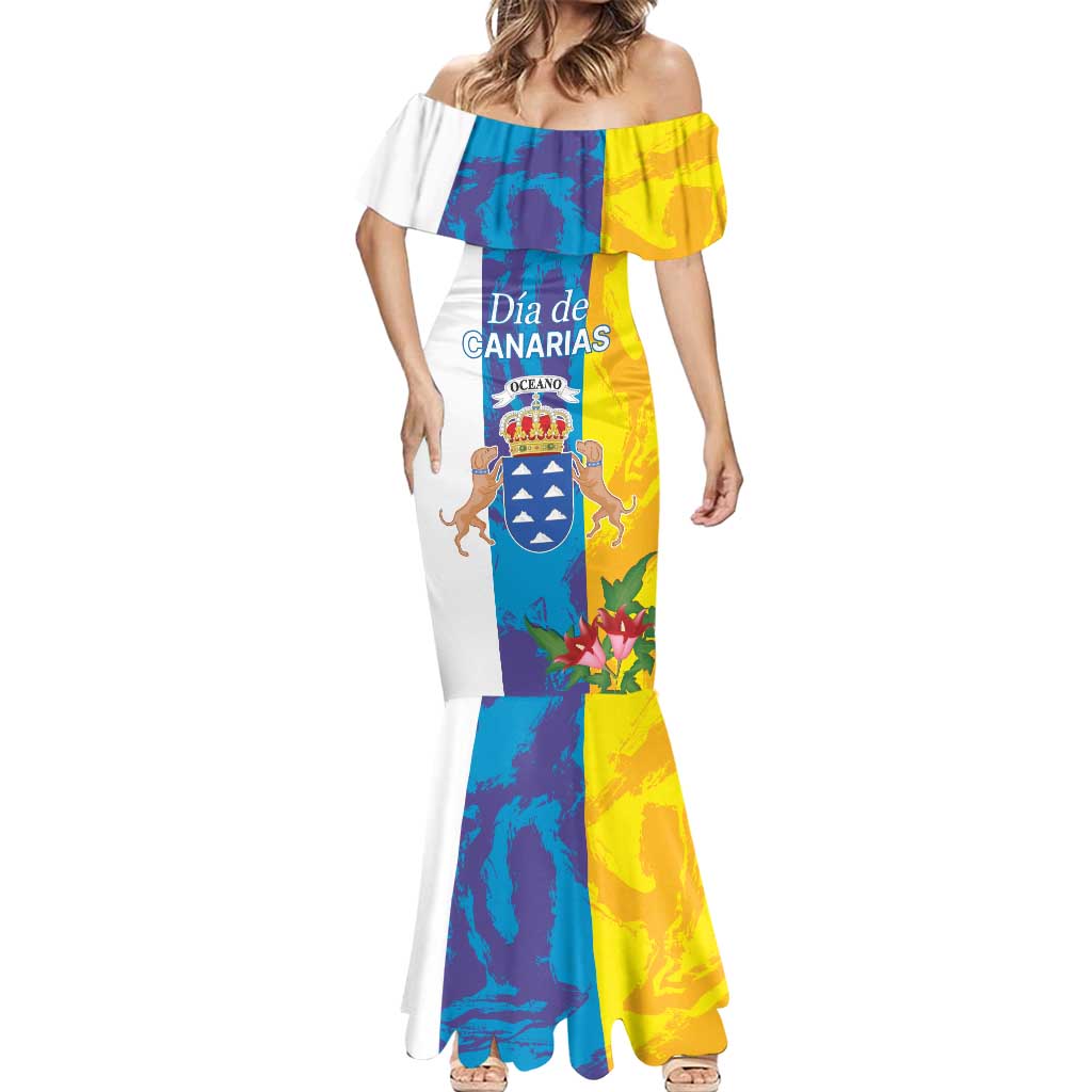 Canary Islands Dia de Canarias Mermaid Dress 42th Anniversary