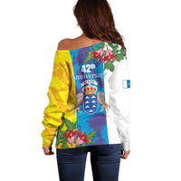 Canary Islands Dia de Canarias Off Shoulder Sweater 42th Anniversary