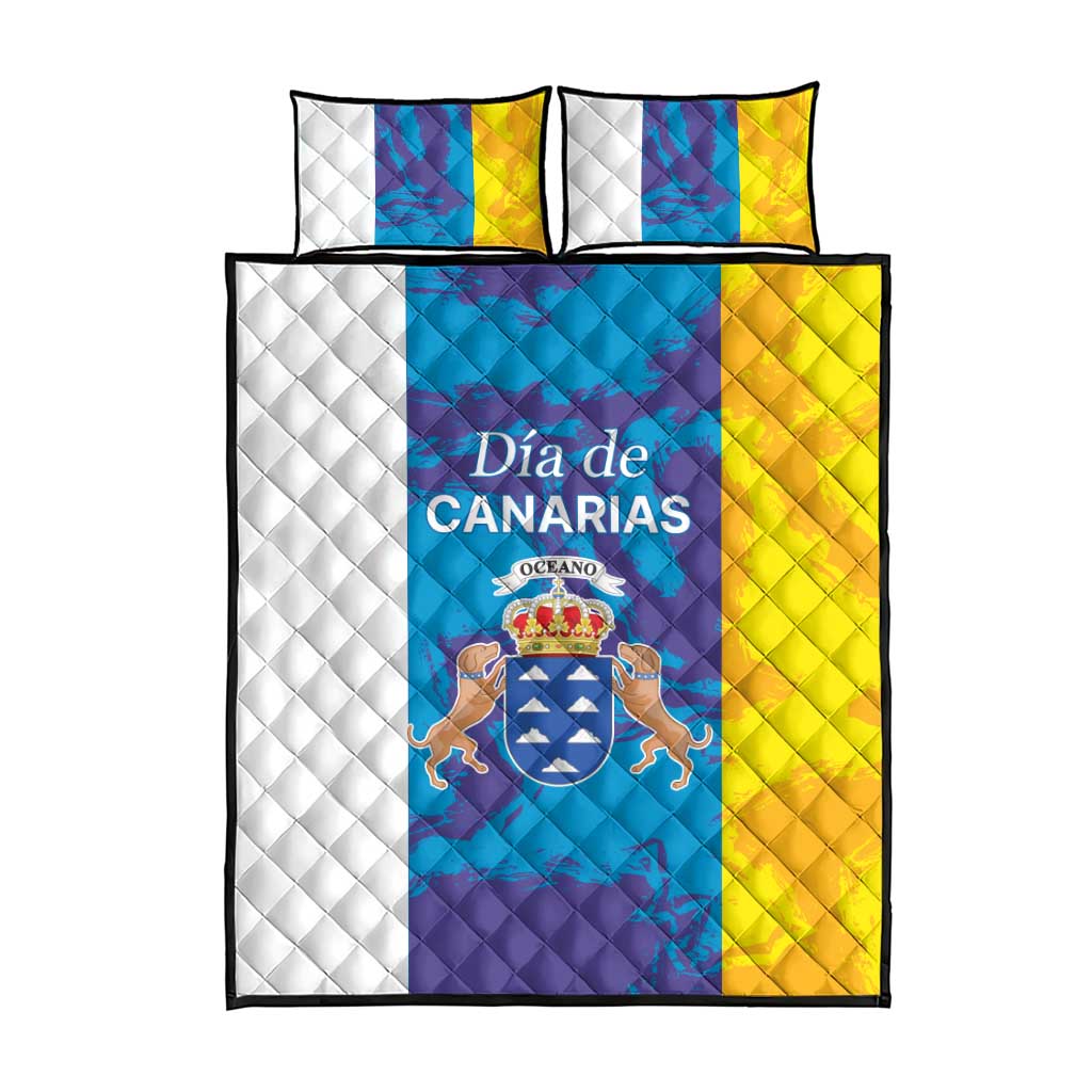 Canary Islands Dia de Canarias Quilt Bed Set 42th Anniversary