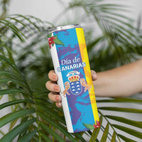 Canary Islands Dia de Canarias Skinny Tumbler 42th Anniversary