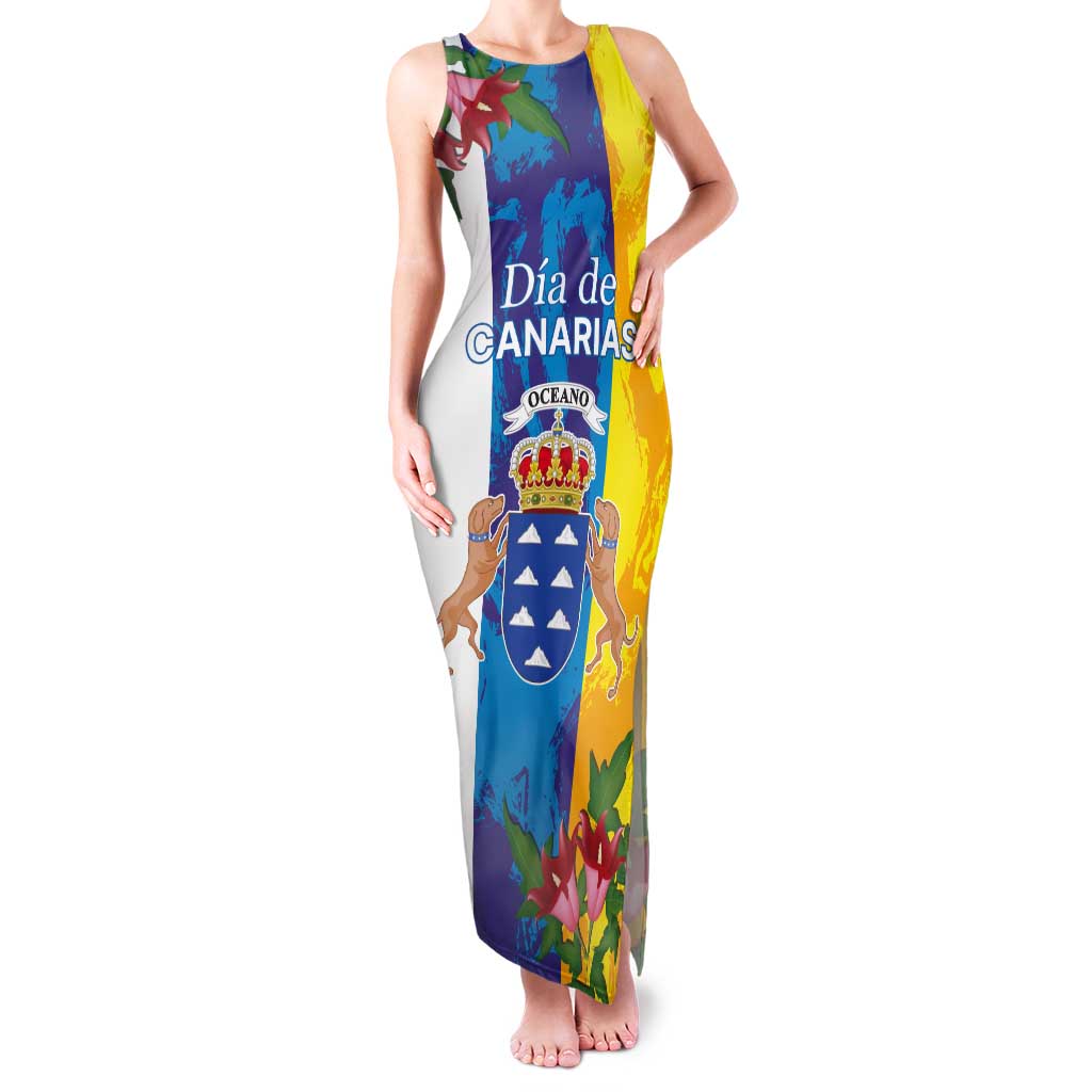 Canary Islands Dia de Canarias Tank Maxi Dress 42th Anniversary