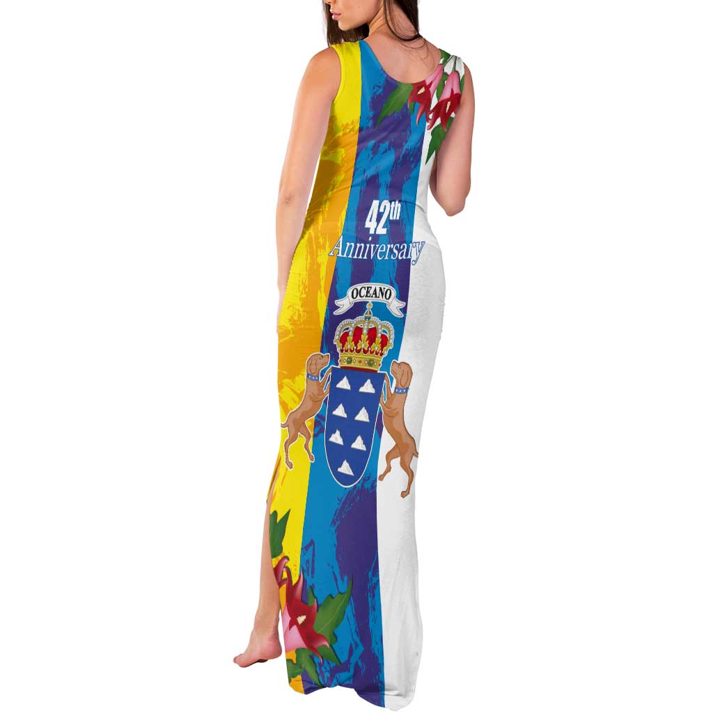 Canary Islands Dia de Canarias Tank Maxi Dress 42th Anniversary