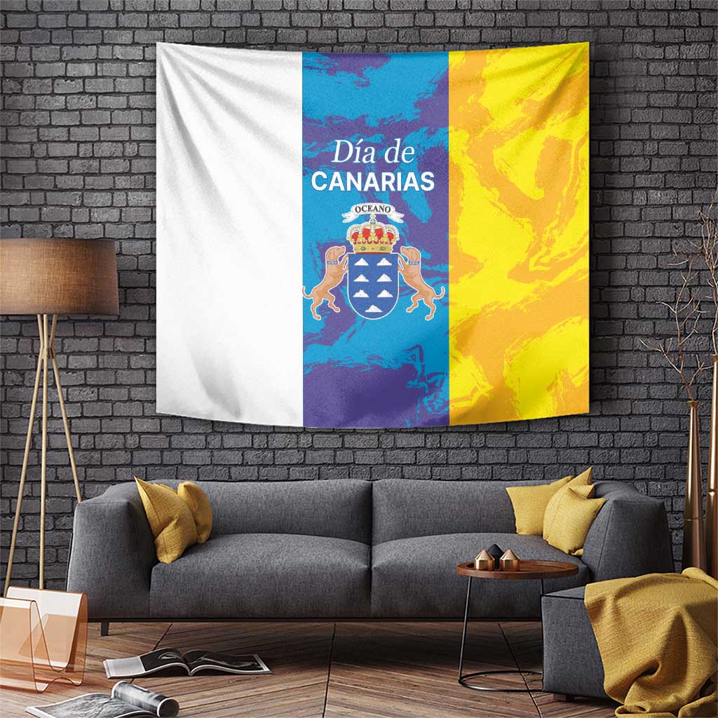 Canary Islands Dia de Canarias Tapestry 42th Anniversary