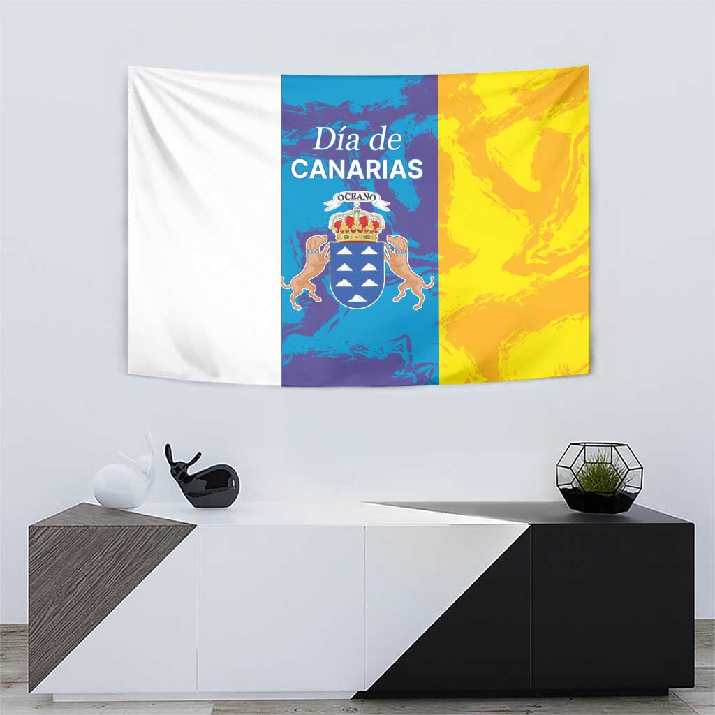 Canary Islands Dia de Canarias Tapestry 42th Anniversary