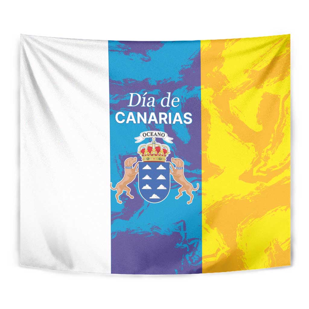 Canary Islands Dia de Canarias Tapestry 42th Anniversary