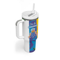 Canary Islands Dia de Canarias Tumbler With Handle 42th Anniversary