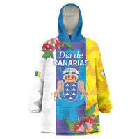 Canary Islands Dia de Canarias Wearable Blanket Hoodie 42th Anniversary