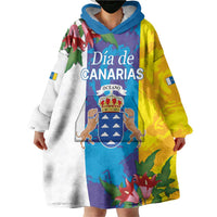 Canary Islands Dia de Canarias Wearable Blanket Hoodie 42th Anniversary