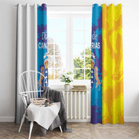 Canary Islands Dia de Canarias Window Curtain 42th Anniversary
