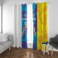 Canary Islands Dia de Canarias Window Curtain 42th Anniversary