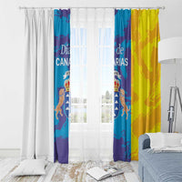 Canary Islands Dia de Canarias Window Curtain 42th Anniversary