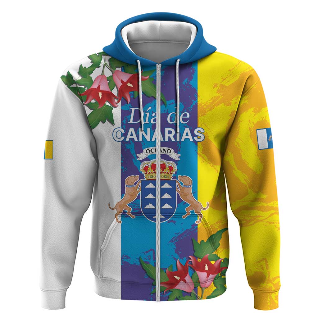Canary Islands Dia de Canarias Zip Hoodie 42th Anniversary