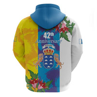 Canary Islands Dia de Canarias Zip Hoodie 42th Anniversary