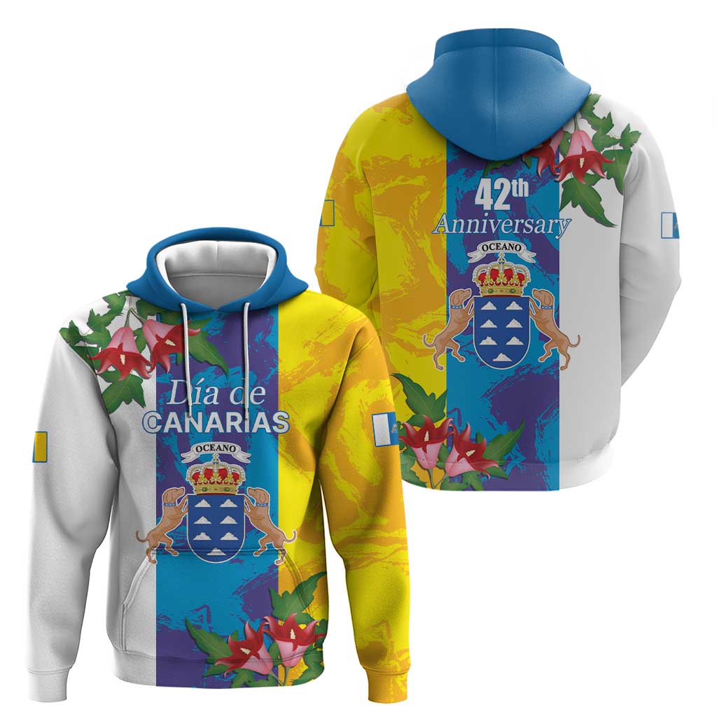 Canary Islands Dia de Canarias Zip Hoodie 42th Anniversary
