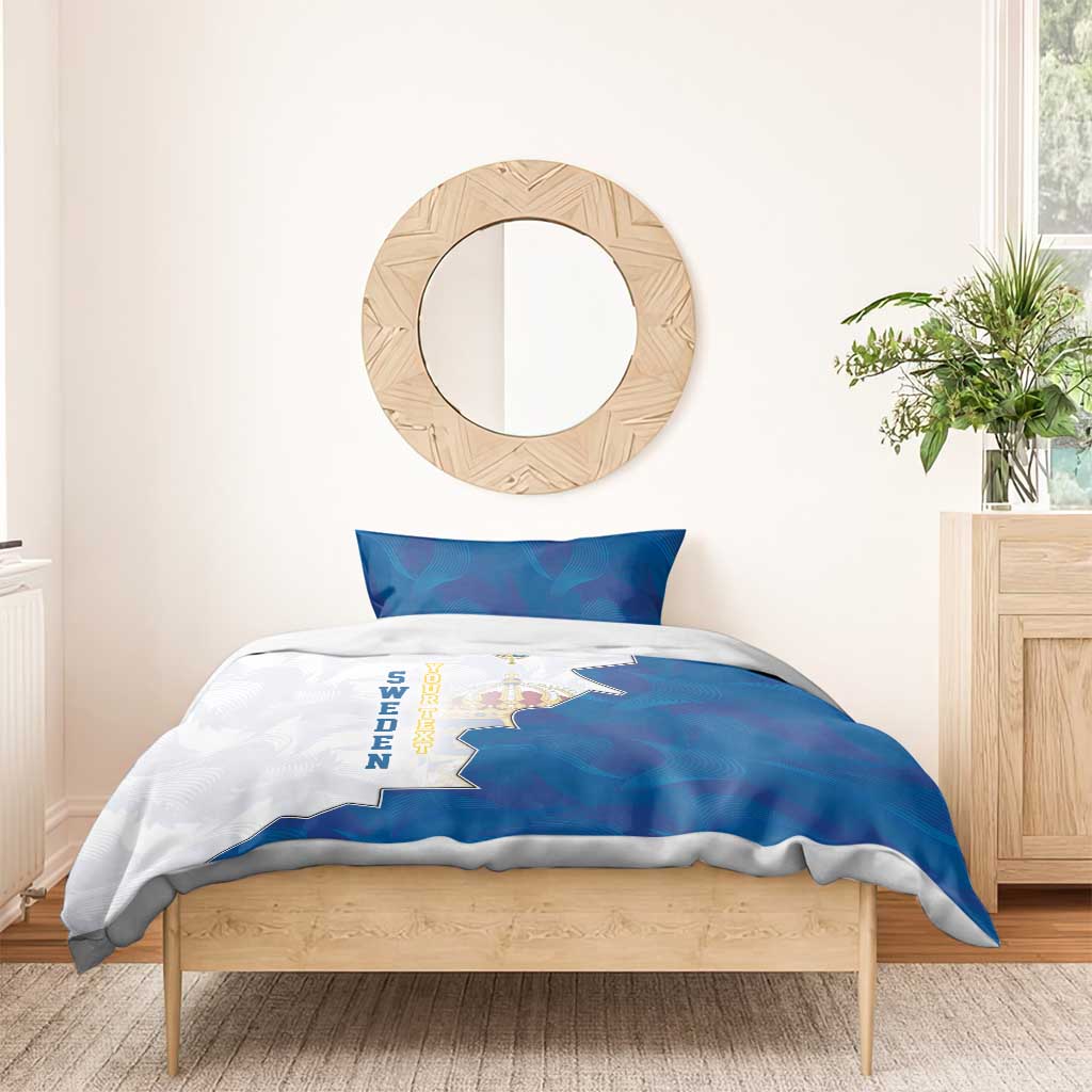 Personalized Kingdom of Sweden Coat of arms Bedding Set