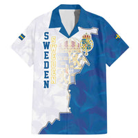 Personalized Kingdom of Sweden Coat of arms Family Matching Mermaid Dress and Hawaiian Shirt