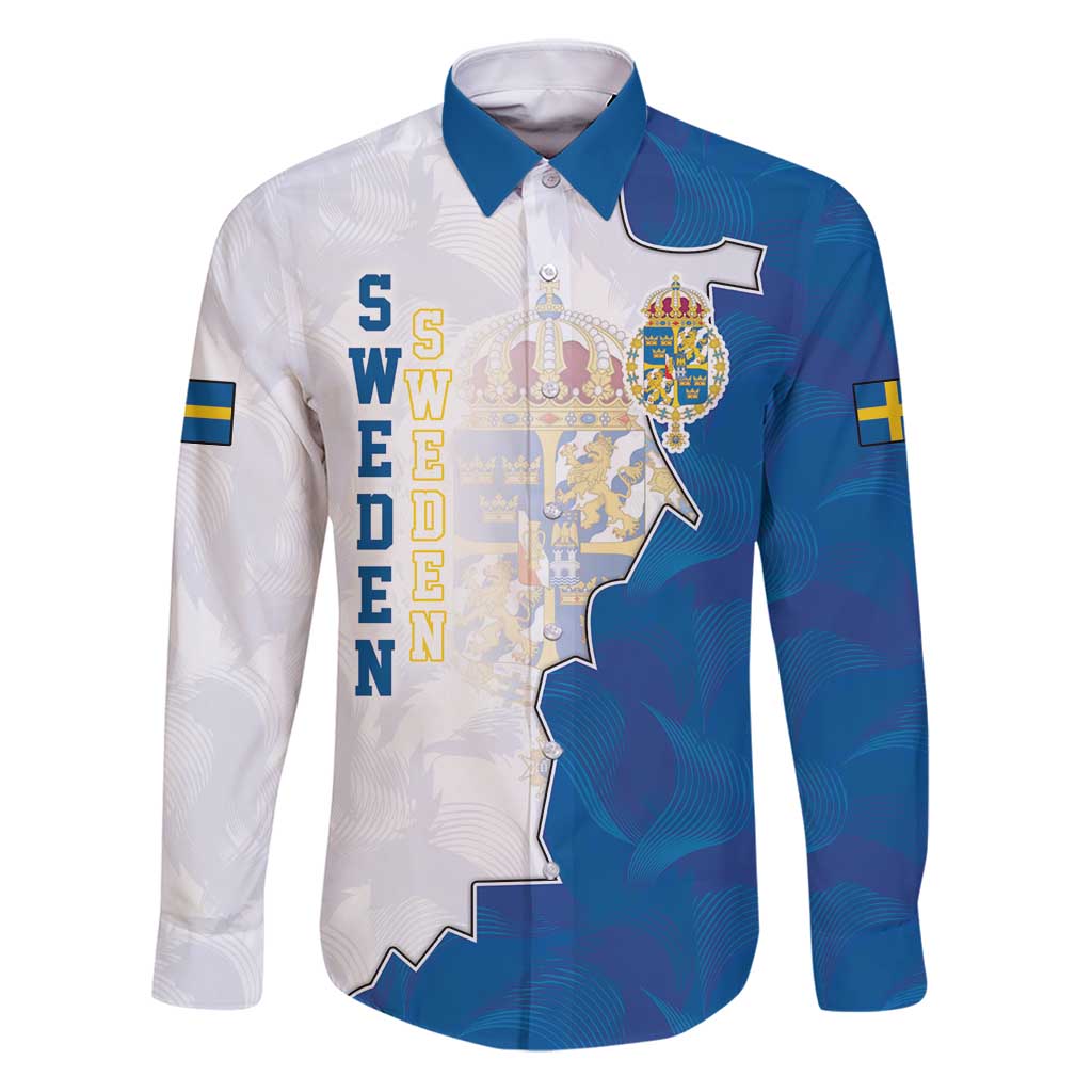 Personalized Kingdom of Sweden Coat of arms Family Matching Puletasi and Hawaiian Shirt