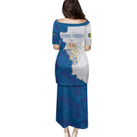 Personalized Kingdom of Sweden Coat of arms Family Matching Puletasi and Hawaiian Shirt