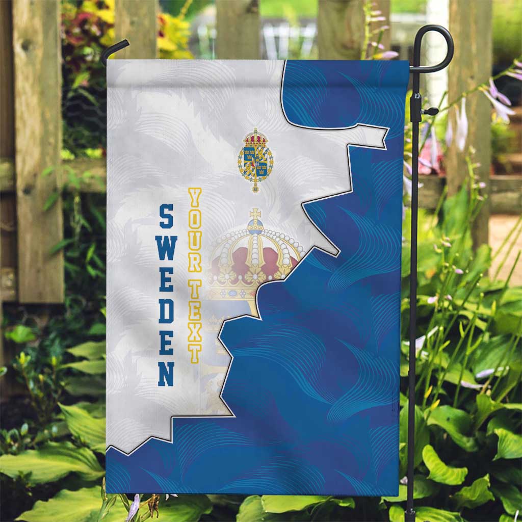 Personalized Kingdom of Sweden Coat of arms Garden Flag