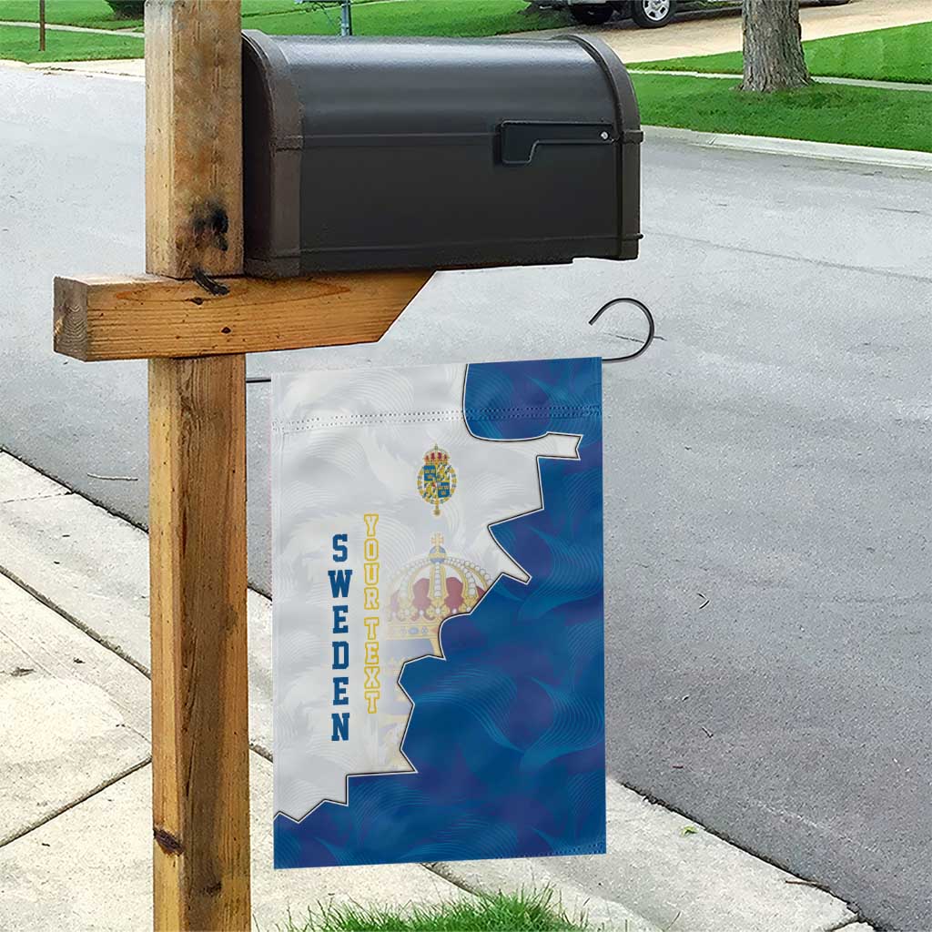 Personalized Kingdom of Sweden Coat of arms Garden Flag